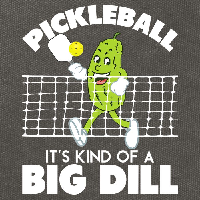 It's Kind Of A Big Dill Funny Pickleball Paddleball Cotton Canvas Backpack