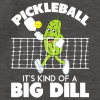 It's Kind Of A Big Dill Funny Pickleball Paddleball Vector Backpack