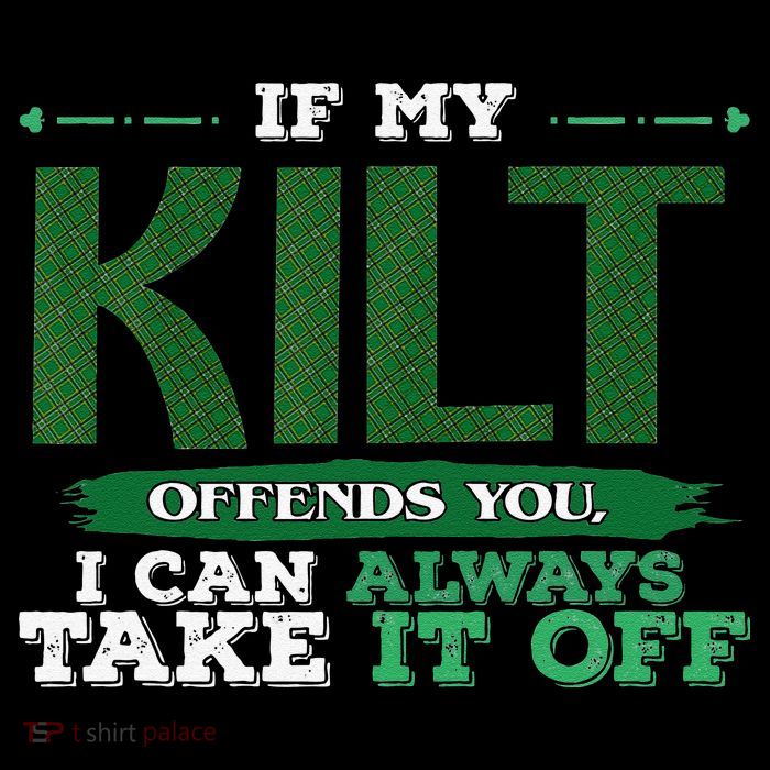 If Kilt Offends I Always Take Saint Patrick's Day Autocollan Sweatshirt