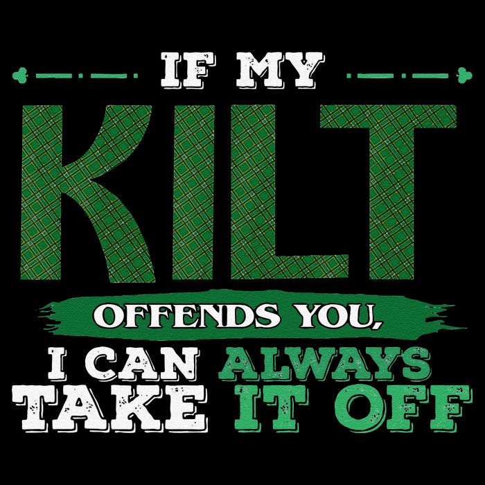 If Kilt Offends I Always Take Saint Patrick's Day Autocollan Cooling Performance Long Sleeve Crew