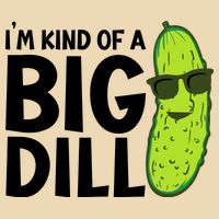 IM Kind Of A Big Dill Funny Pickle Drawstring Bag