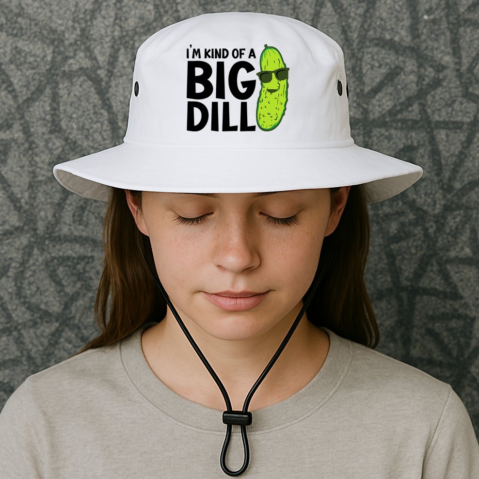 IM Kind Of A Big Dill Funny Pickle Bucket Hat