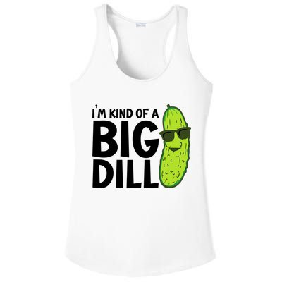 IM Kind Of A Big Dill Funny Pickle Ladies PosiCharge Competitor Racerback Tank
