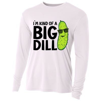 IM Kind Of A Big Dill Funny Pickle Cooling Performance Long Sleeve Crew