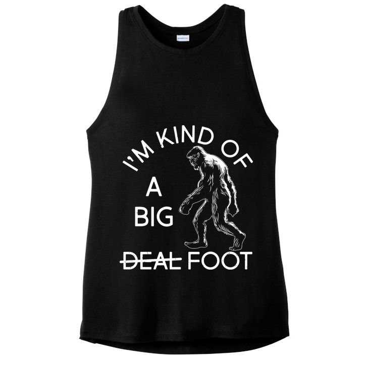 I'm Kind Of A Big Deal Big Foot Ladies PosiCharge Tri-Blend Wicking Tank