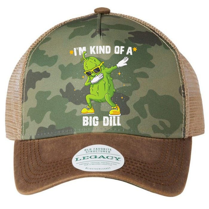 Im Kind Of Big Dill Pickle Dabbing Halloween Cucumber Legacy Tie Dye Trucker Hat