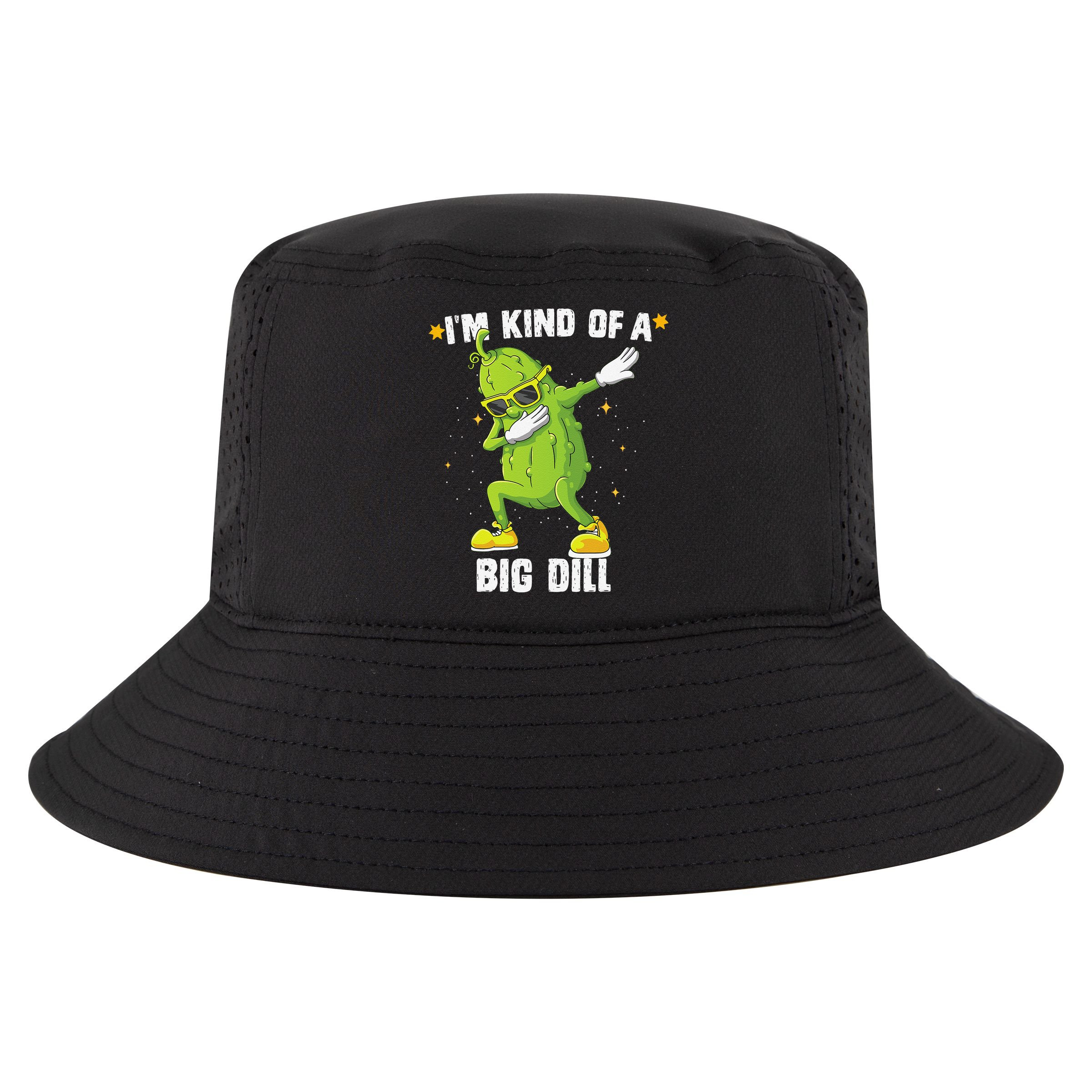 Im Kind Of Big Dill Pickle Dabbing Halloween Cucumber Cool Comfort Performance Bucket Hat