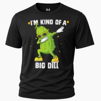 Im Kind Of Big Dill Pickle Dabbing Halloween Cucumber Cooling Performance Crew T-Shirt