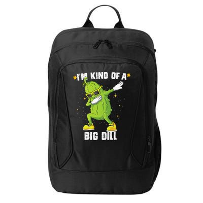 Im Kind Of Big Dill Pickle Dabbing Halloween Cucumber City Backpack