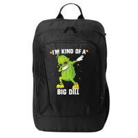Im Kind Of Big Dill Pickle Dabbing Halloween Cucumber City Backpack