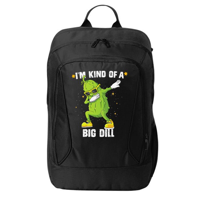 Im Kind Of Big Dill Pickle Dabbing Halloween Cucumber City Backpack