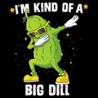 Im Kind Of Big Dill Pickle Dabbing Halloween Cucumber City Backpack