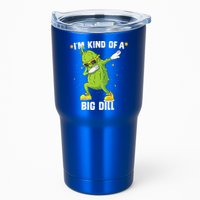 Im Kind Of Big Dill Pickle Dabbing Halloween Cucumber Tumbler
