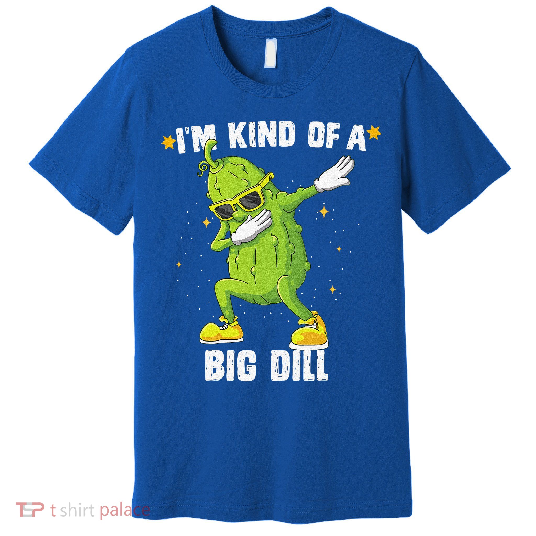 Im Kind Of Big Dill Pickle Dabbing Halloween Cucumber Premium T-Shirt