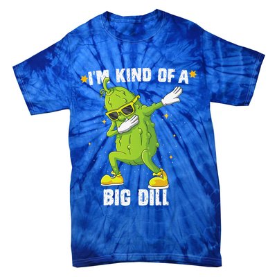 Im Kind Of Big Dill Pickle Dabbing Halloween Cucumber Tie-Dye T-Shirt
