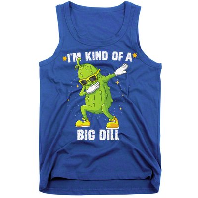 Im Kind Of Big Dill Pickle Dabbing Halloween Cucumber Tank Top