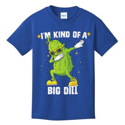 Im Kind Of Big Dill Pickle Dabbing Halloween Cucumber Kids T-Shirt