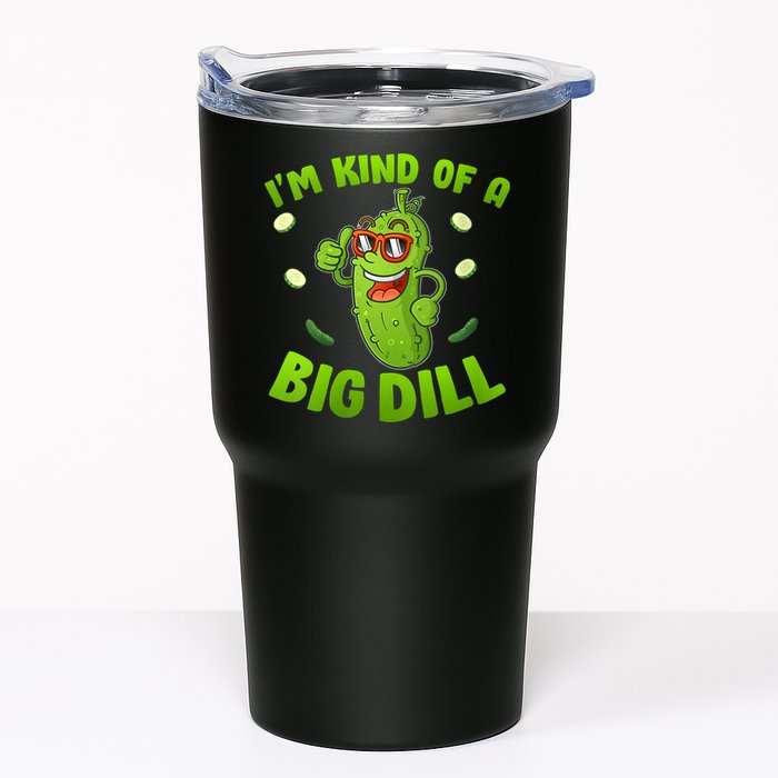 I'm Kind Of A Big Dill Pickle Cucumber Clothes VNeck Tumbler