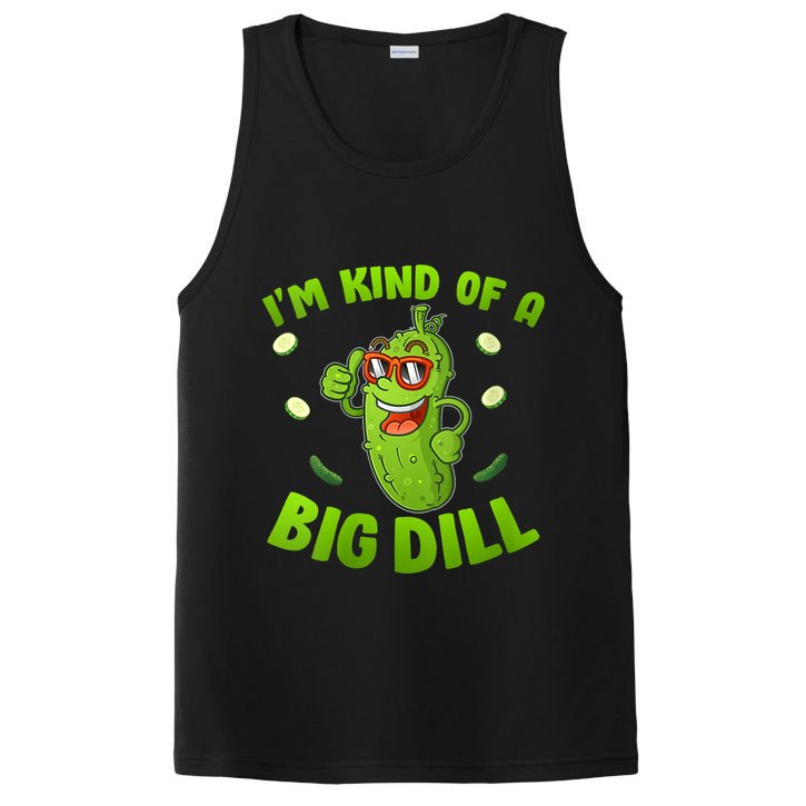 I'm Kind Of A Big Dill Pickle Cucumber Clothes VNeck PosiCharge Competitor Tank