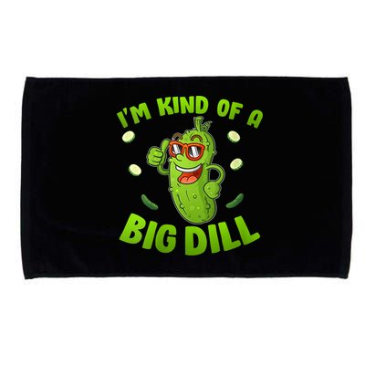 I'm Kind Of A Big Dill Pickle Cucumber Clothes VNeck Microfiber Hand Towel