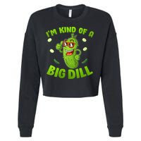 I'm Kind Of A Big Dill Pickle Cucumber Clothes VNeck Cropped Pullover Crew