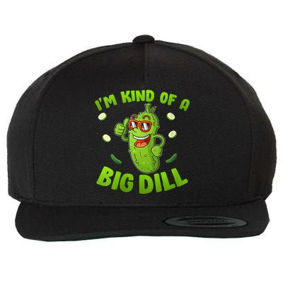 I'm Kind Of A Big Dill Pickle Cucumber Clothes VNeck Wool Snapback Cap