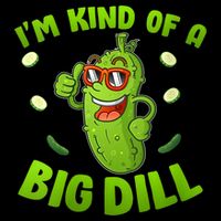 I'm Kind Of A Big Dill Pickle Cucumber Clothes VNeck Wool Snapback Cap