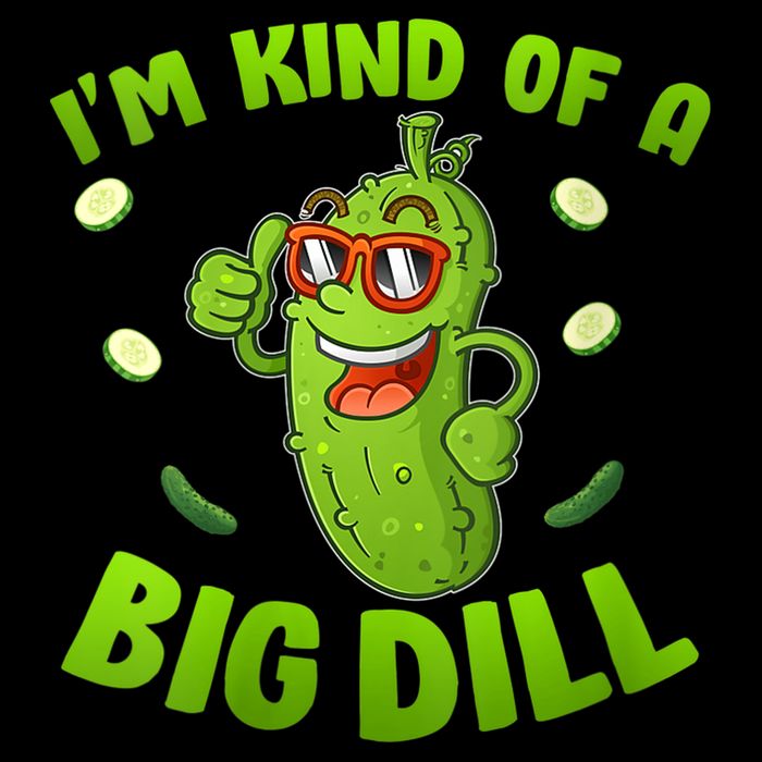 I'm Kind Of A Big Dill Pickle Cucumber Clothes VNeck Wool Snapback Cap