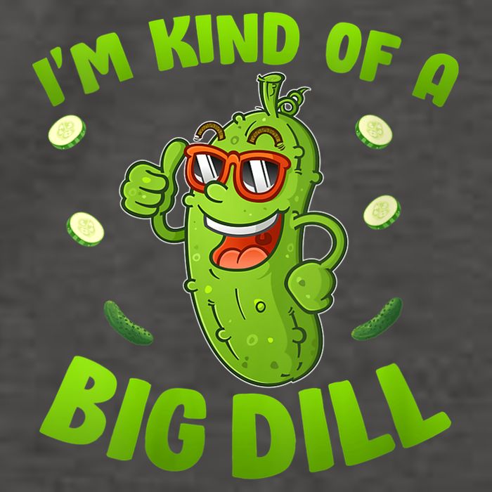 I'm Kind Of A Big Dill Pickle Cucumber Clothes VNeck Vector Backpack