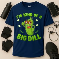 I'm Kind Of A Big Dill Pickle Cucumber Clothes VNeck Performance Shirt