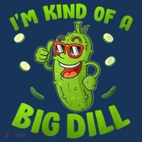 I'm Kind Of A Big Dill Pickle Cucumber Clothes VNeck T-Shirt