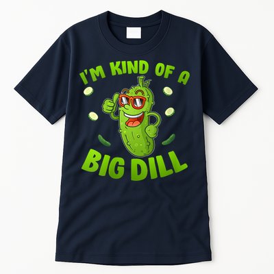 I'm Kind Of A Big Dill Pickle Cucumber Clothes VNeck Tall T-Shirt