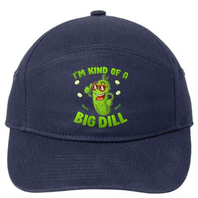 I'm Kind Of A Big Dill Pickle Cucumber Clothes VNeck 7-Panel Snapback Hat