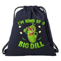 I'm Kind Of A Big Dill Pickle Cucumber Clothes VNeck Drawstring Bag
