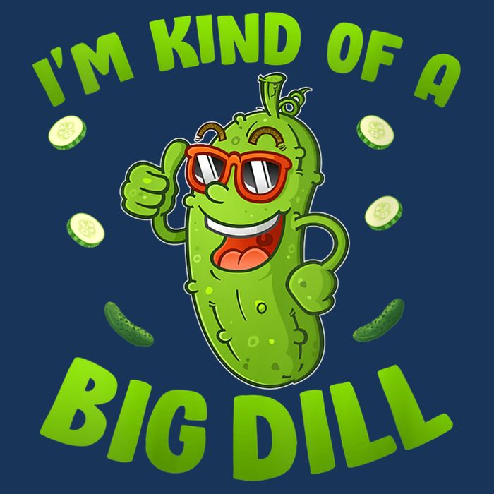 I'm Kind Of A Big Dill Pickle Cucumber Clothes VNeck Drawstring Bag