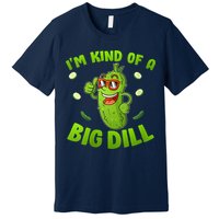 I'm Kind Of A Big Dill Pickle Cucumber Clothes VNeck Premium T-Shirt