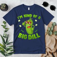 I'm Kind Of A Big Dill Pickle Cucumber Clothes VNeck Premium T-Shirt