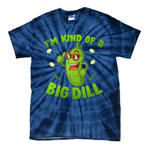 I'm Kind Of A Big Dill Pickle Cucumber Clothes VNeck Tie-Dye T-Shirt