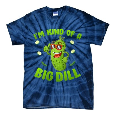 I'm Kind Of A Big Dill Pickle Cucumber Clothes VNeck Tie-Dye T-Shirt
