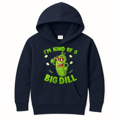 I'm Kind Of A Big Dill Pickle Cucumber Clothes VNeck Kids Hoodie