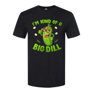 I'm Kind Of A Big Dill Pickle Cucumber Clothes VNeck Softstyle CVC T-Shirt