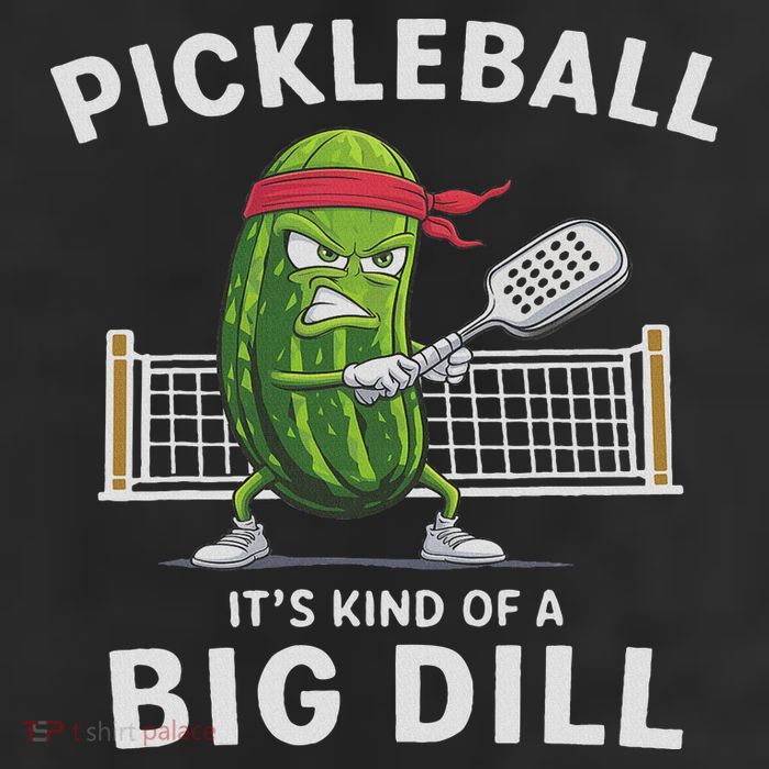 It's Kind Of A Big Dill Funny Gifts Pickleball Player Lover 25L Jumbo Tote