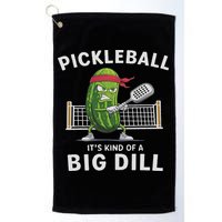 It's Kind Of A Big Dill Funny Gifts Pickleball Player Lover Golf Towel