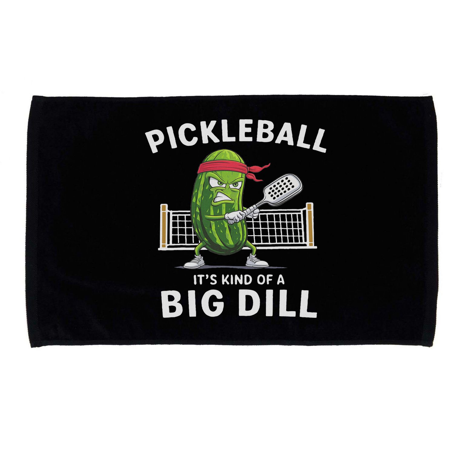 It's Kind Of A Big Dill Funny Gifts Pickleball Player Lover Microfiber Hand Towel