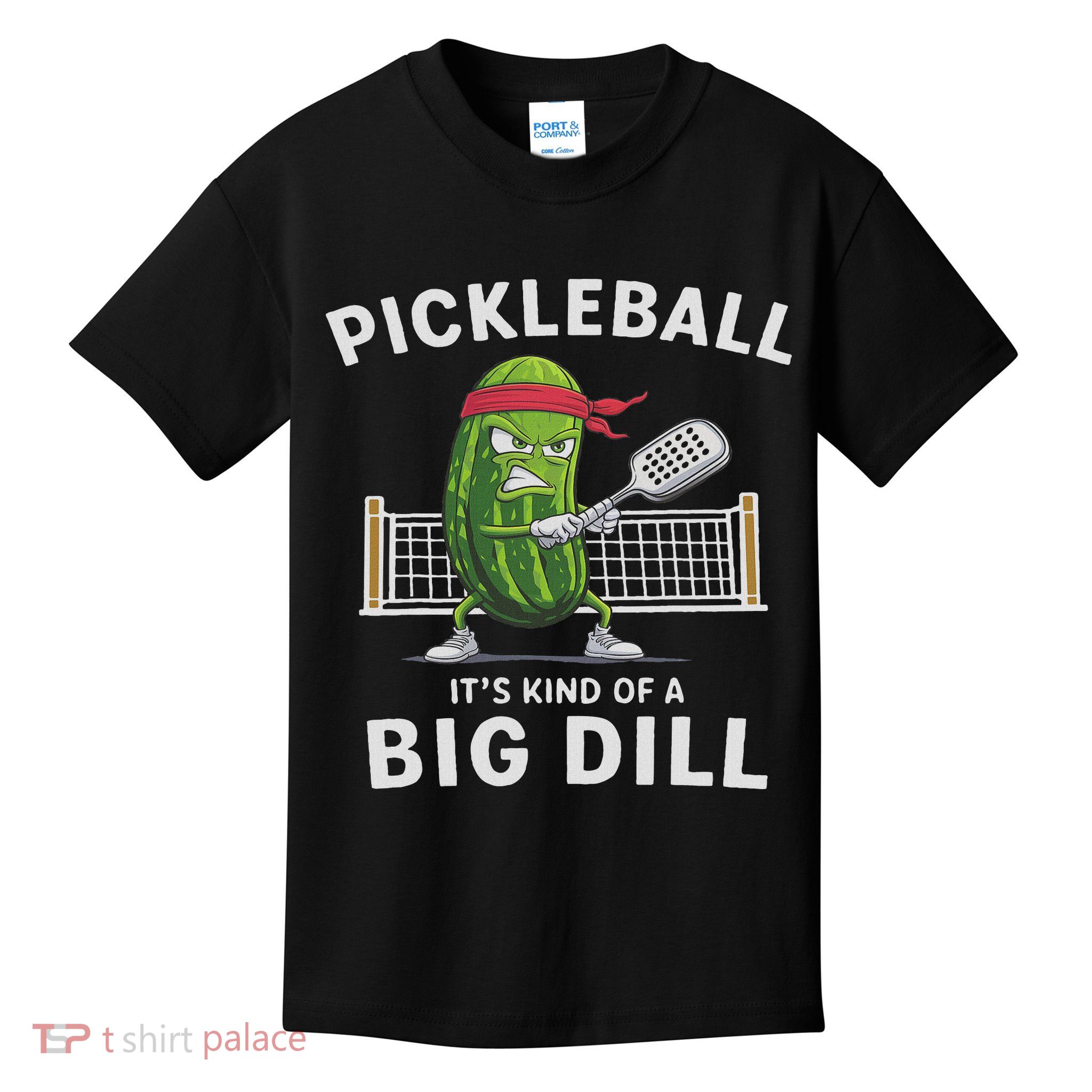 It's Kind Of A Big Dill Funny Gifts Pickleball Player Lover Kids T-Shirt