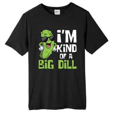 I'm Kind Of A Big Dill - Pickle Cucumber Vegetable Vegan Tall Fusion ChromaSoft Performance T-Shirt