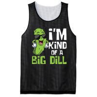 I'm Kind Of A Big Dill - Pickle Cucumber Vegetable Vegan Mesh Reversible Basketball Jersey Tank