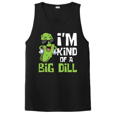 I'm Kind Of A Big Dill - Pickle Cucumber Vegetable Vegan PosiCharge Competitor Tank