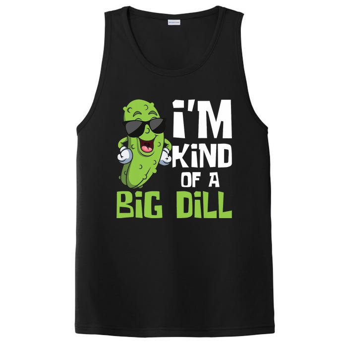 I'm Kind Of A Big Dill - Pickle Cucumber Vegetable Vegan PosiCharge Competitor Tank