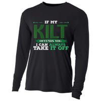 If Kilt Offends I Always Take Saint Patrick's Day Autocollan Cooling Performance Long Sleeve Crew